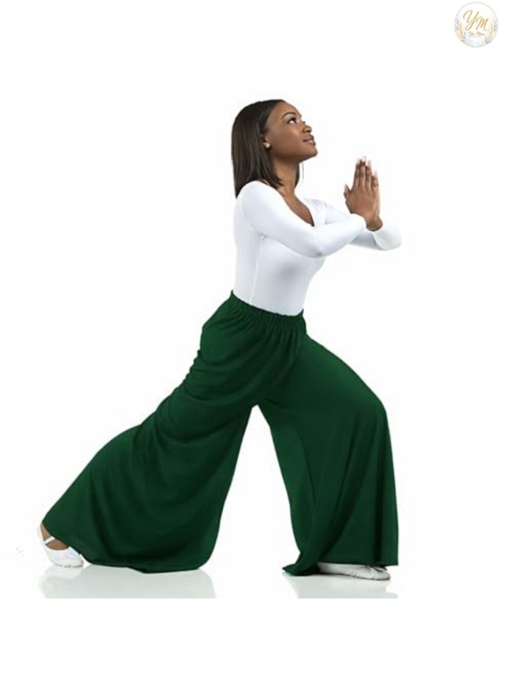 Danzcue Celebration of Spirit Palazzo Pant Wide Leg High Rise Pull On